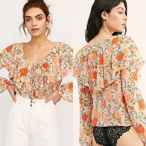 NWOT Free People say it to me Bodysuit - Picture 2 of 16